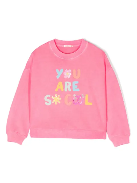 Billieblush sequin-embellished sweatshirt