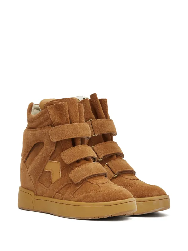 ISABEL MARANT Im3 high-top Sneakers | Brown | FARFETCH