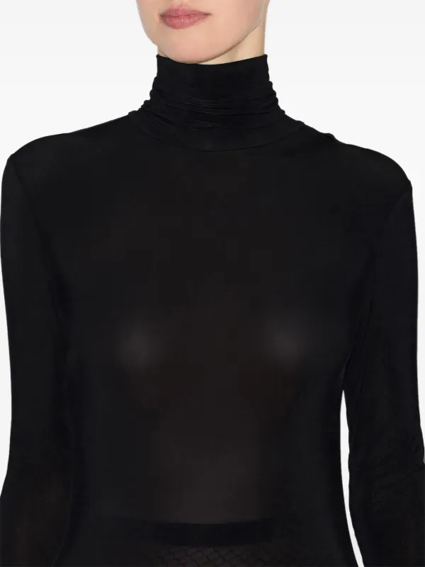 ISABEL MARANT Vanessa roll-neck Midi Dress | Black | FARFETCH