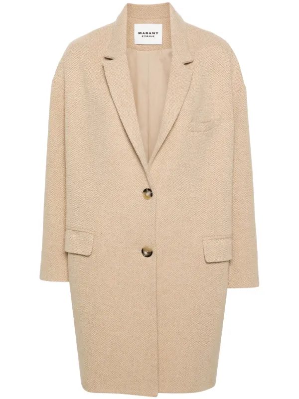 MARANT ETOILE Lewina Coat Neutrals FARFETCH CA