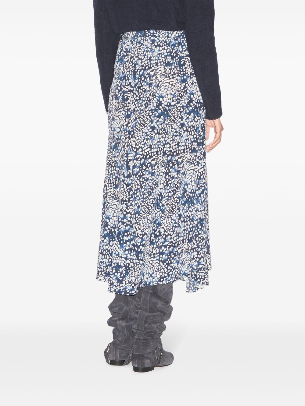 Rep ISABEL MARANT Hortensia floral-print skirt Women