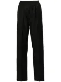 ISABEL MARANT Liska plaid wool trousers - Grey