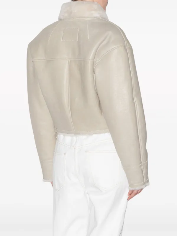 ISABEL MARANT Eriana Reversible Leather Jacket | Neutrals