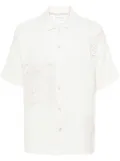 Drôle De Monsieur patchwork cotton shirt - Neutrals