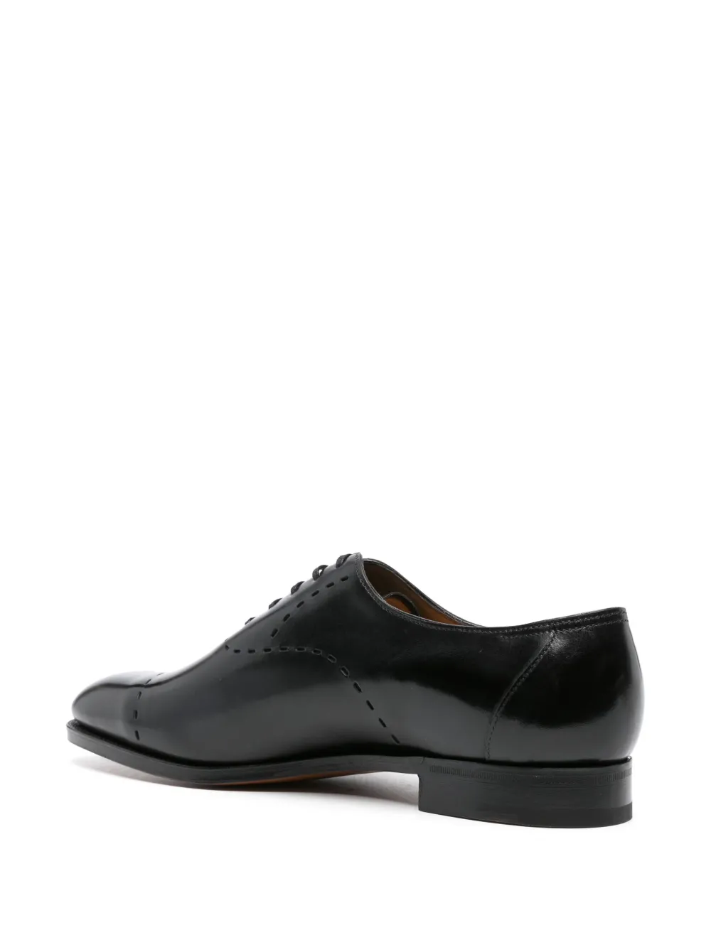 John Lobb Leren Oxford schoenen Zwart