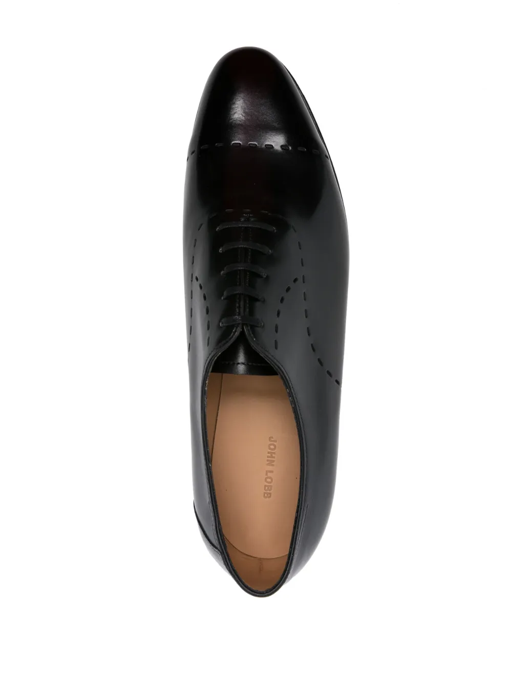 John Lobb Leren Oxford schoenen Zwart