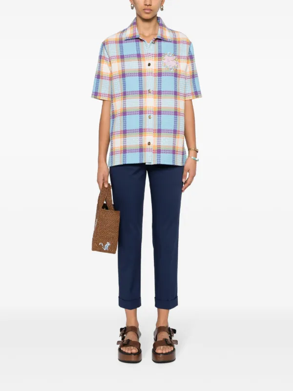 エトロ ボトムスクロップドパンツMサイズ ETRO クロップドパンツ