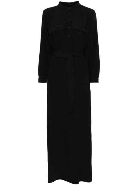 A.P.C. seersuker maxi shirt dress