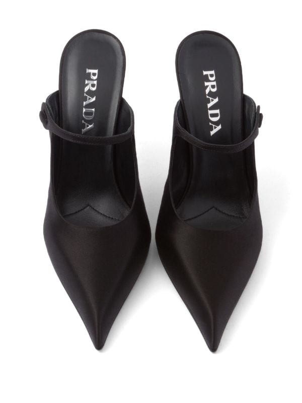 Prada pointy toe hot sale mule