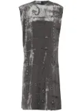 Prada embroidered velvet dress - Grey