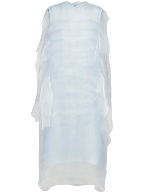 Robe Technical Voile à plis - Prada - Modalova
