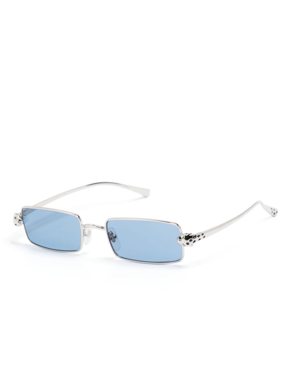 Cartier Eyewear Panthère de Cartier zonnebril met rechthoekig montuur Zilver