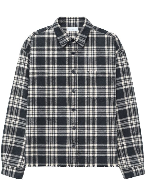 John Elliott Hemi check-print Oversized Shirt - Farfetch