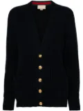 Gucci Interlocking G chunky-ribbed cardigan - Blue