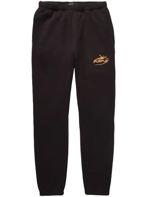 Purple Brand P440 logo-embroidered track pants