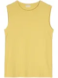 Hermès Pre-Owned 1990-2000s knitted cotton tank top - Yellow