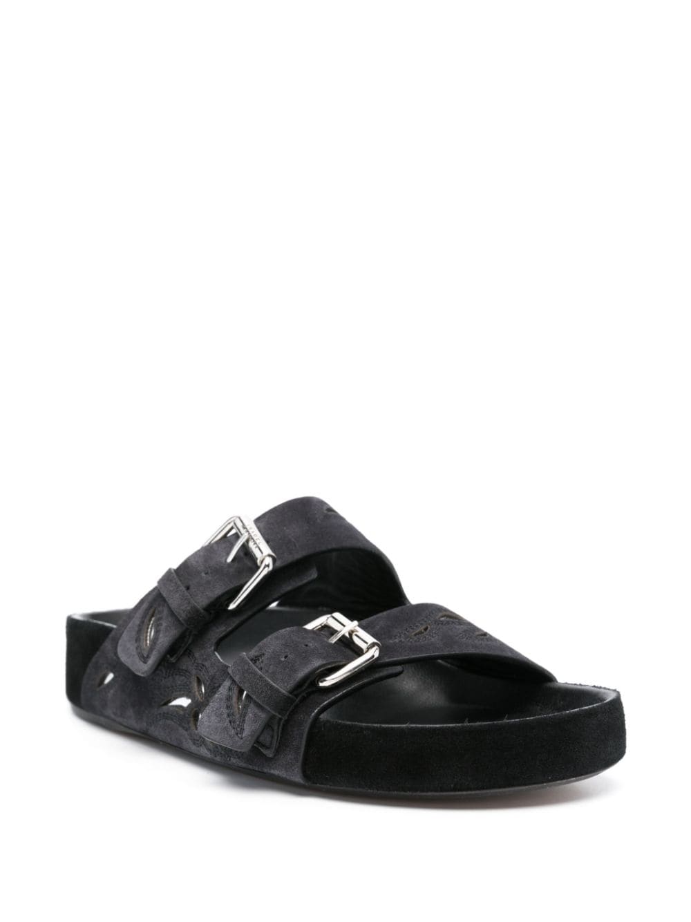 ISABEL MARANT Lennya suede sandals Black