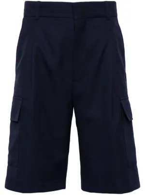 Comme Des Garçons Shirt ワイド ショートパンツ | ブルー | FARFETCH JP