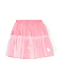 Billieblush tulle-overlay skirt - Pink