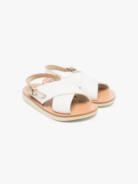 Pèpè slingback leather sandals