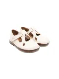 Pèpè Swann leather sandals - White