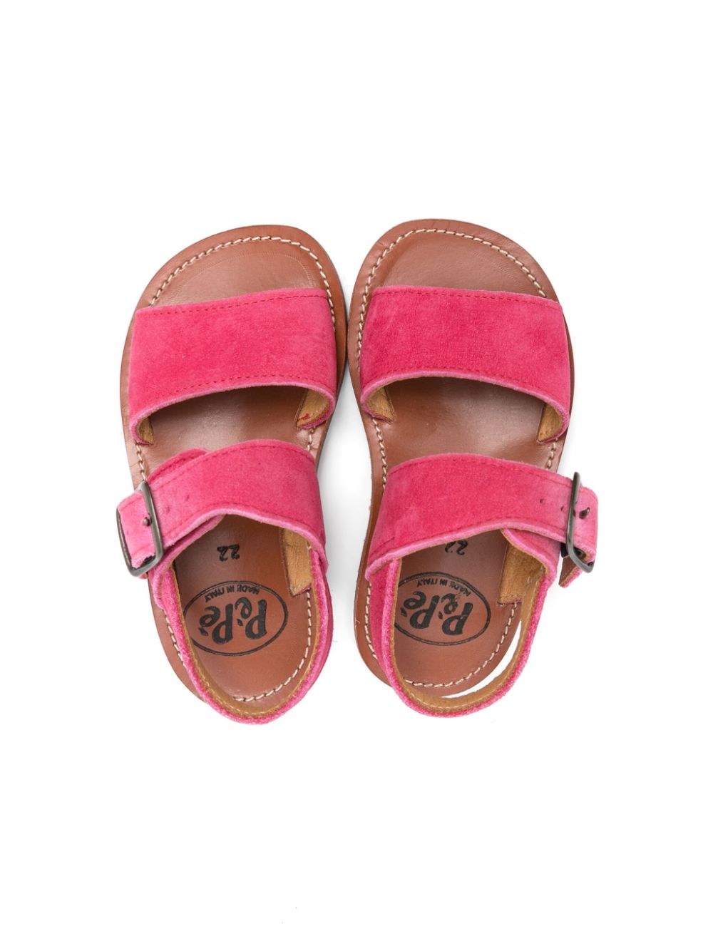 Pèpè Nico suède sandalen Roze