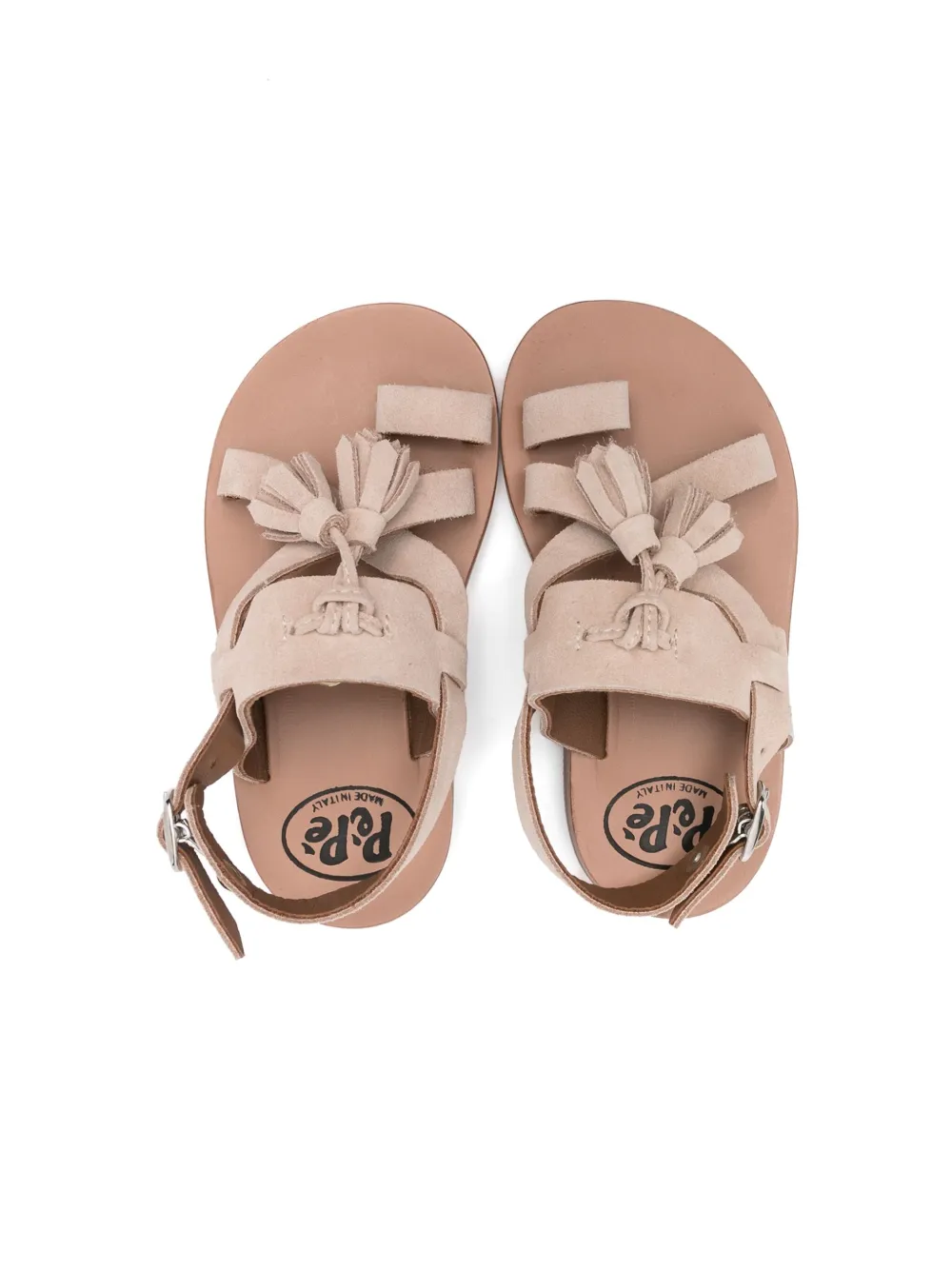 Pèpè Sandalen met kwastjes Beige