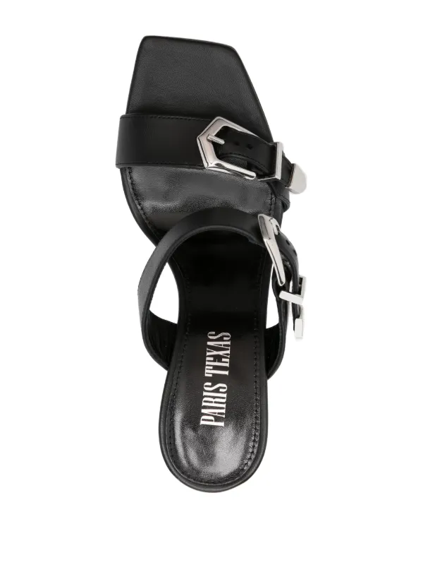 Paris Texas 85mm Ursula Sandals | Black | FARFETCH SG
