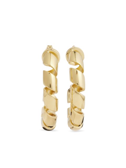 Rabanne twisted hoop earrings Women