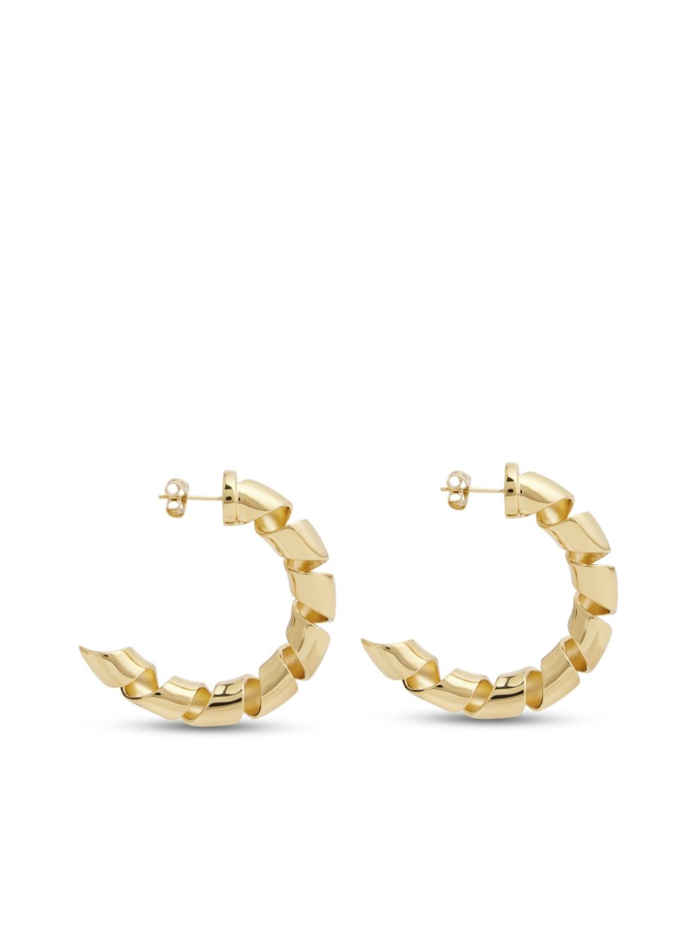 Rabanne twisted hoop earrings Women