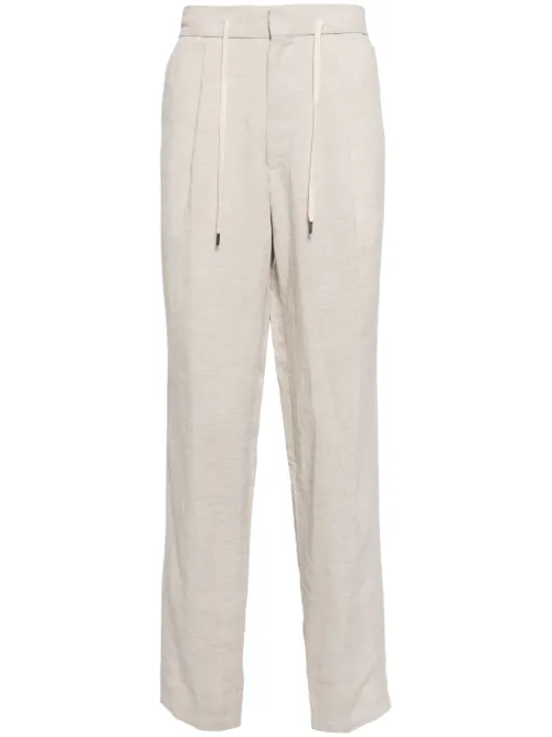 Pantalon Sorrento à lien de resserrage - N.Peal - Modalova