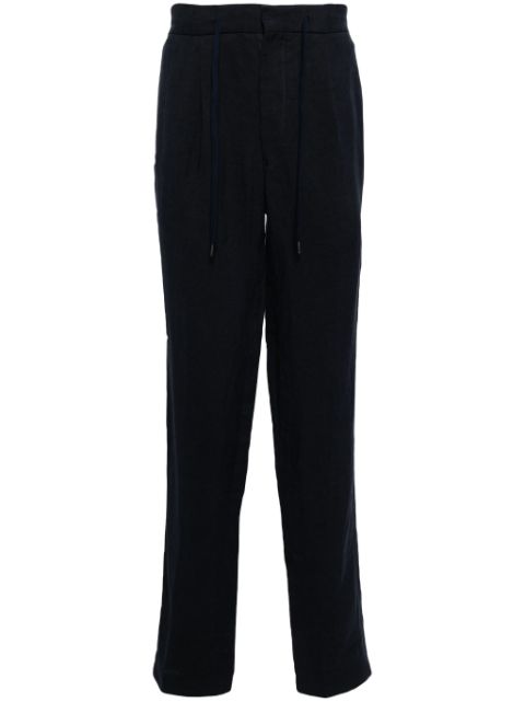 N.Peal Sorrento linen drawstring trousers