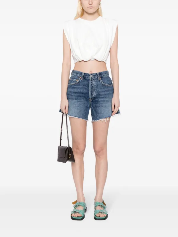 Citizens Of Humanity Annabelle Denim Shorts | Blue | FARFETCH JO