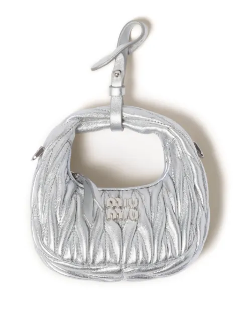 Miu Miu Wander matelassé micro bag