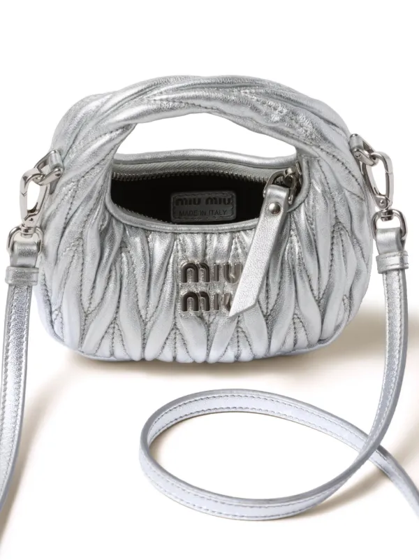 Miu Miu Wander Matelassé Micro Bag - Farfetch