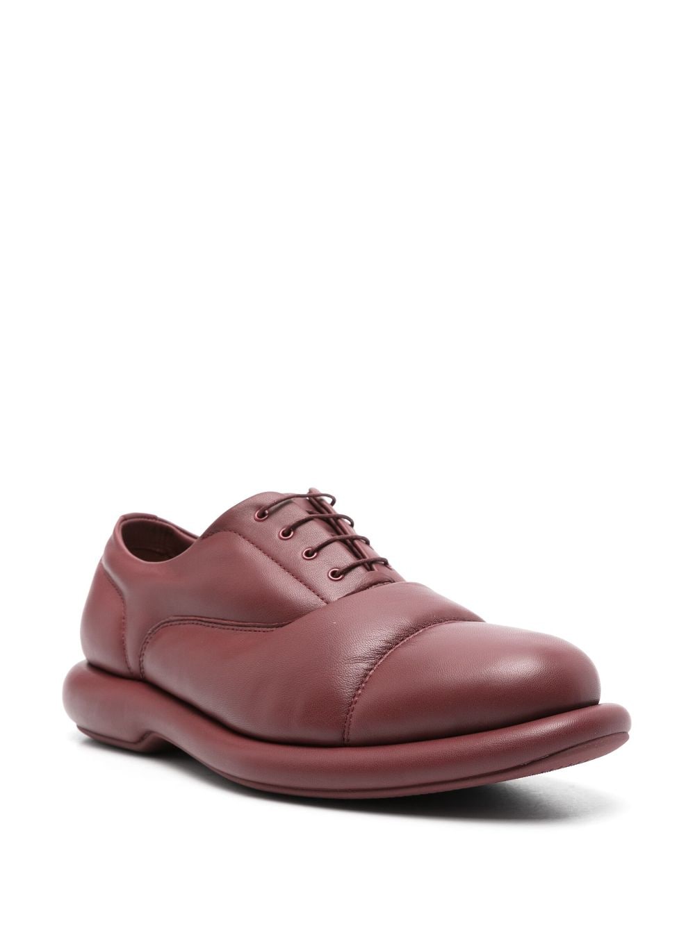 Martine Rose x Clarks leather Oxford shoes - Rood