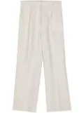 N.Peal Florence linen palazzo pants - Neutrals