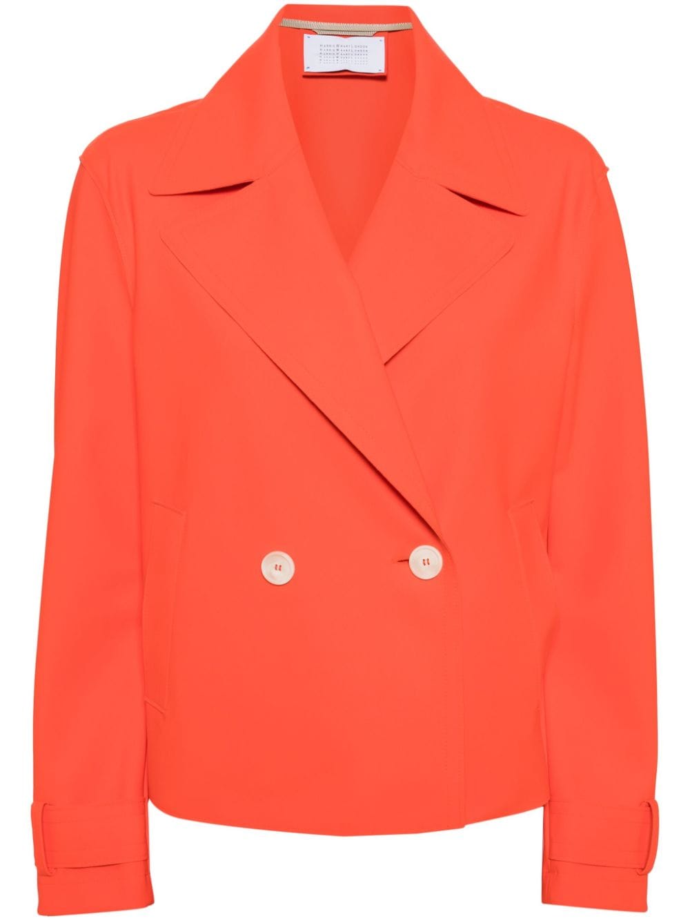 Harris Wharf London Double-breasted Jacket In Red