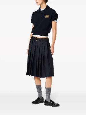 Miu Miu(ミュウミュウ)ウィメンズ ポロシャツ - FARFETCH Miu Miu(ミュウミュウ)ウィメンズ ポロシャツ - FARFETCH