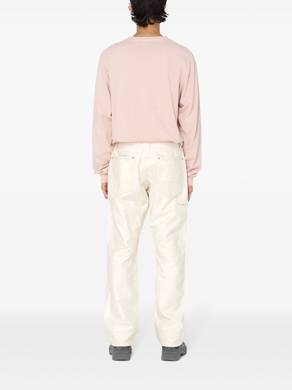 John Elliott Straight broek Beige