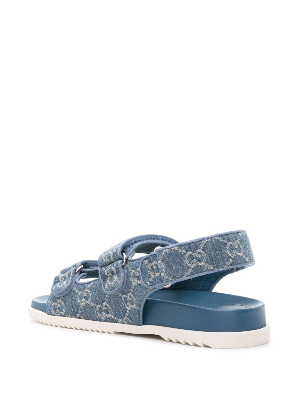 Double G denim sandals