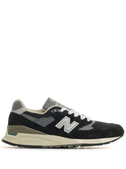 hype New Balance U998BL logo-appliqué sneakers  