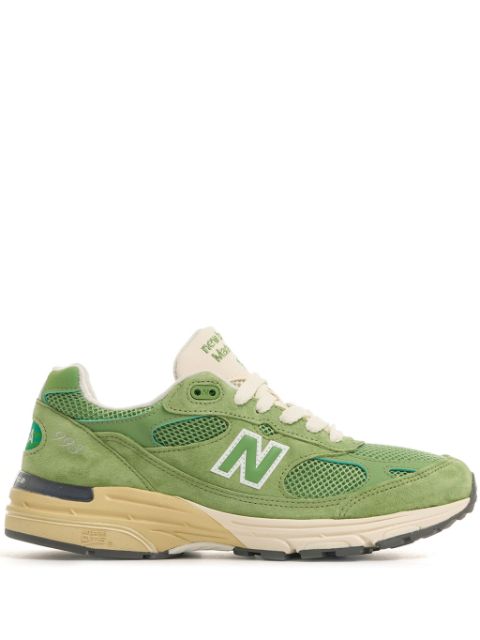 hype New Balance logo patch panelled sneakers 