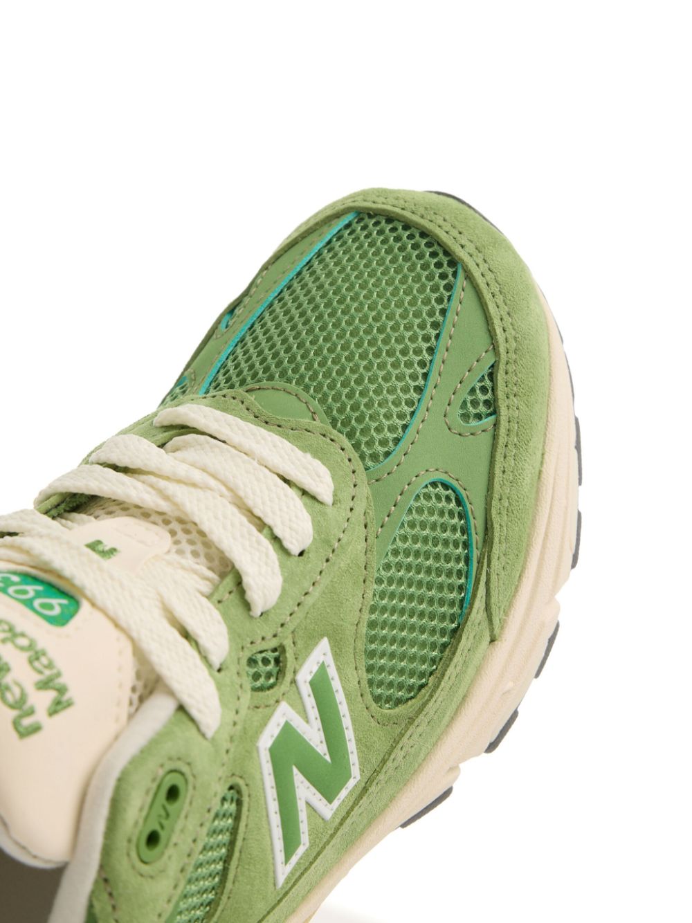 hype New Balance logo patch panelled sneakers 