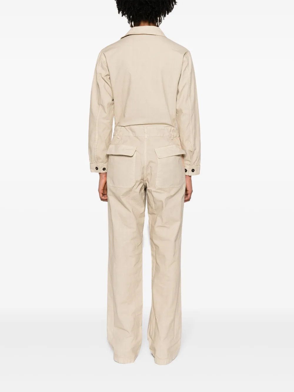 Fortela Vania katoenen jumpsuit Beige