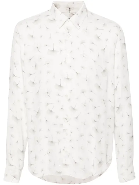 Patrizia Pepe floral-print textured shirt