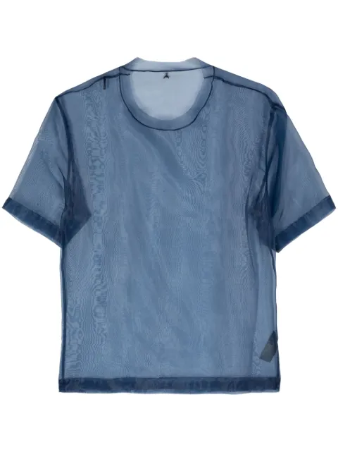 Patrizia Pepe sheer organza T-shirt