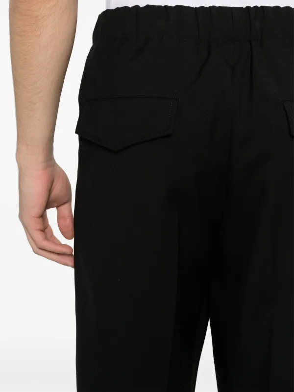 JIL SANDERイージーパンツ JIL SANDER】テーパード イージーパンツ Black 送料関税込 (Jil