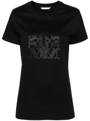 Max Mara Elmo ロゴ Tシャツ | ブラック | FARFETCH JP