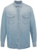 Saint Laurent press-stud denim shirt - Blue